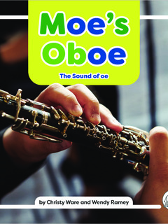 Moe's Oboe: The Sound of oe